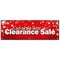 Signmission END OF THE YEAR CLEARANCE SALE BANNER SIGN blow out 50% off B-72 End Of The Year Clearanc - alternate 1